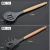 Import Top quality grey 5pcs 6pcs 7pcs 8pcs 9pcs Wooden handle Silicone kitchen cooking Utensils from China