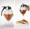 Top Quality Honey & Maple Syrup 200ml Eco Friendly Acrylic Sweet Canadian Maple Syurup Honey Dispenser Best Jar Dispenser