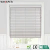 Top Rated High Quality UV Coating 50mm Faux/Solid Wood Slats Matched Valance Ladder Tapes Wood Venetian Blinds