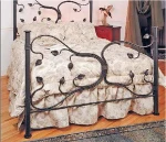 Top-selling new style wrought iron canopy bed