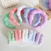 Towel Women Hair Band Twist Face Wash Head Band Flannelette Fabric Fashion Europe and The United States Accept ODM OEM