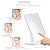 Import Tri-Fold Vanity Mirror with 22 LEDs 1x 2X 3X Magnification Touch Screen Switch Dual Power Supply Cosmetic Lighted Makeup Mirror from China