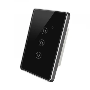 Tuya Smart Life APP US Standard Wifi 3 gang 120v Smart Touch Wall  Switch With Google home Amason Alexa