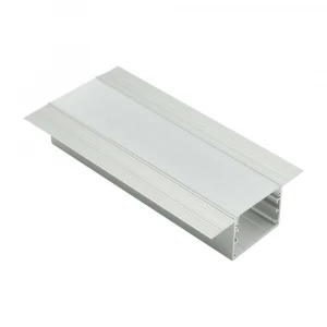 U Shape drywall tile trim recessed heatsink led aluminum strip light profile for ceiling or wall recessed led lights
