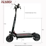Unisex Cruiser System Aluminum Alloy Folding Cruiser 10.5 inch fat tire electric bike