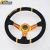 Import Universal 14 inch black suede leather sport car race steering wheel from China