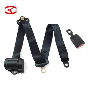Universal Replacement Emergency Locking Three Points Car Light Truck Seat Safety Belt With Dust Cover