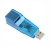 Import USB 2.0 To LAN RJ45 Ethernet Network Card Adapter For PC 10/100Mbps Transparent blue Ethernet Network LAN Card Converter from China