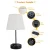 Import USB charging linen table lamp knob dimming bedroom bedside LED night light from China