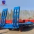 Import Used 2 axle 3 axles military bulk cargo carrier 18 meter long lowbed low bed ramp trailer from China