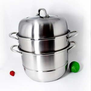 Versatile Professional Stainless Steel Pot Steamers 28cm