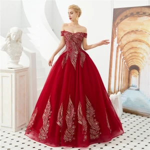 Vestido De 15 Cortos Wine Red Prom Gowns Long Prom Dresses 2021 Cheap Evening Dresses Sexy Prom Dresses L32335-B