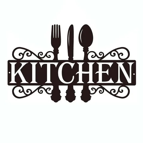 Buy Vintage Metal Kitchen Signs Wall Decor Country Metal Home Wall ...