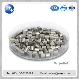W pellet 99.95% evaporation materials tungsten ingot