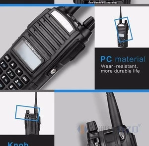 Walkie talkie BaoFeng UV-82 Dual-Band 136-174/400-520 MHz FM Ham Two way Radio Transceiver walkie talkie ST-841