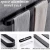 Import Wall mount bathroom toilet modern towel rails 30 40 50cm stainless steel towel bar matt black from China