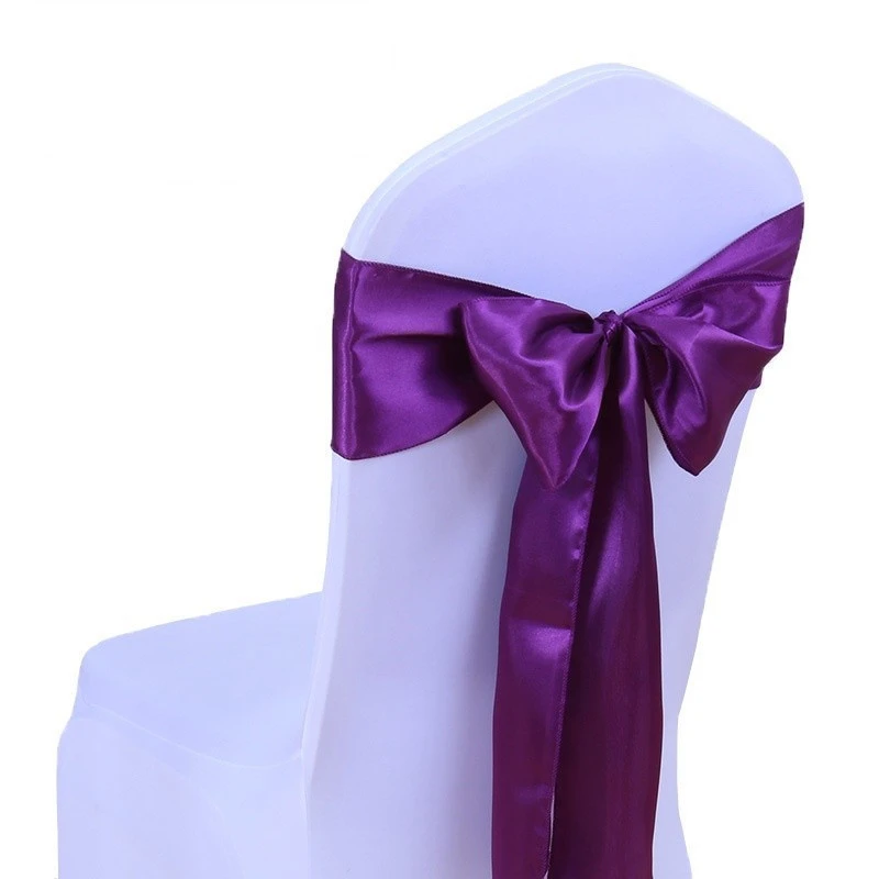 Washable Decorative Bow for Elastic Chair Cover Decorative Wedding Restaurant Dining Room,outdoor Spandex Polyester All-season