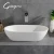 Import washbasin acrylic solid surface artificial stone resin bathroom vessel sink wash basin from China