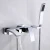 Import Waterfall Bathroom Chrome Modern Hand Held Shower Hose Bath Mixer Tap from China