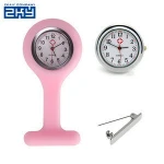 Waterproof Brooch Nurse Pocket Fob Doctor Watch, Silicone Rubber Digital Breast Nurse Watch