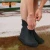 Waterproof Skidproof Zipper Ankle High Rain Boot Elastic Latex Shoe Cover