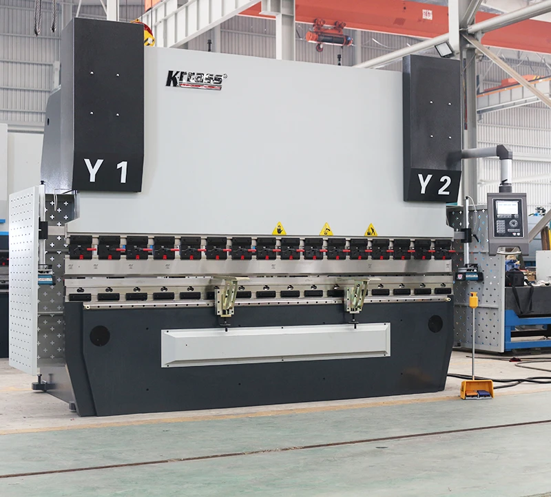 WC67K 125T/3200 6+1 axis cnc sheet metal bending machine , hydraulic bending machine cnc press brake