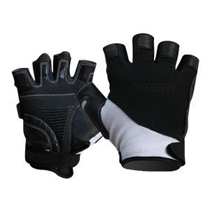 Weight Lifting Gloves Pro Gym Gloves Leather Training Sports Workout Fitness