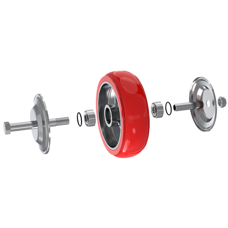 Buy Weihang Castors 6 Inch Shock Absorber Gate Spring Loaded Casters ...