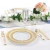 Import White And Gold Lace Design Plastic Dinnerware from China