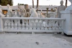 White Carrara Stone Sculpture Stair Balustrade (SY-B008)