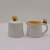 White glazed bees design 3D kitchen brunch sugar and creamer set ceramic container with lid