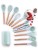 Import Wholesale 12 Pieces In 1 Set Silicone Kitchen Cooking Tools Stand Kitchenware BBQ Eco Silicone Wooden Kitchen Utensils from China