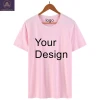 wholesale 170g custom customize 100% cotton basic blank t shirt tshirt