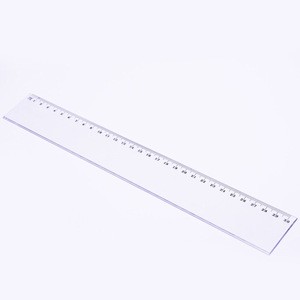 wholesale 19g measuring ruler clear 30cm plastic scale ruler