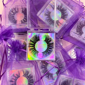 wholesale 25mm mink lashes with packaging vendor and 3d mink lashes with 25mm 100% real mink lashes