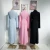 Import Wholesale 3D Flower Embroidered Abaya Robe Dubai Muslim Dress Women Ramadan Islamic Clothing from China