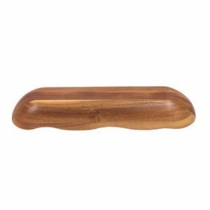 Wholesale Cheap Acacia Wood Dishes with Unique Shape