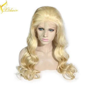 Wholesale cheap human hair full lace wig ,12"-30" 100 % brazilian human hair wig body wave