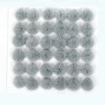 Wholesale cheap in bulk animal fur pom poms ball for hat shoes earrings key chain