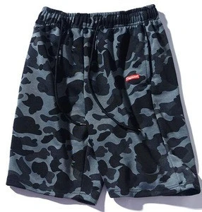 Wholesale custom cheap summer men camouflage casual trousers beach pants five points board shorts