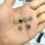 Import Wholesale Custom Multicolor Jewelry Beads Supplies Metal Charms Zircon Beads Accessories For Jewelry DIY Making from China