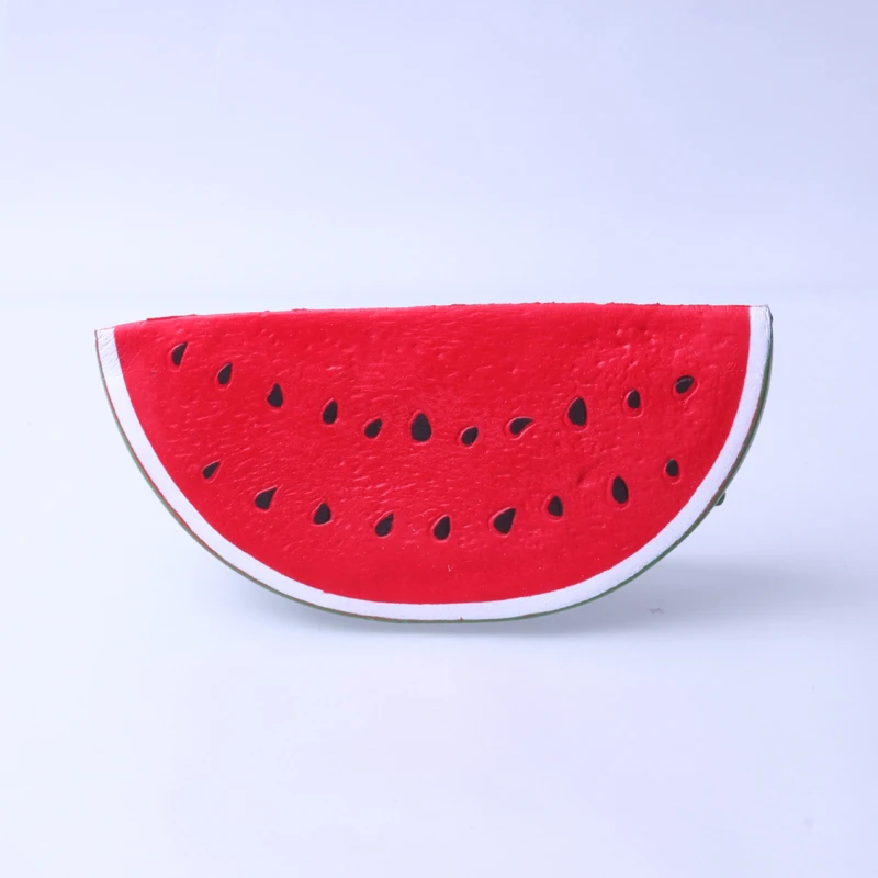 Wholesale custom watermelon shape slow rebound squeeze pu stress ball toys