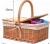 Import wholesale empty wicker gift basket, wicker hamper basket for gift from China
