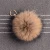 Wholesale Factory Price Top Quality Raccoon Fur Pom Poms Key chain