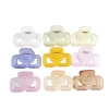 Wholesale fashion high quality and durable womens 7 cm plastic large hair claw clips