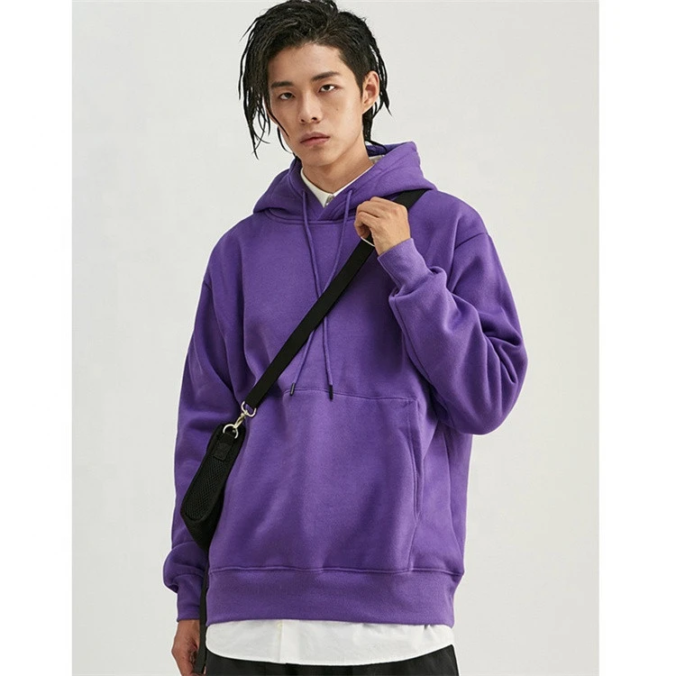 Wholesale High Quality OEM Blank Mens Streetwear Oversized Hoodies Sweatshirt