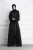 Import wholesale islamic apparel ladies muslim dress kimono abaya new models beautiful lace embroidery open abaya from China