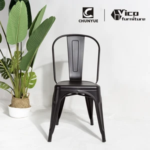 wholesale made in china italian designer modern classic restaurant hotel industrial steel metal dining chair