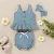 Import wholesale  newborn summer camisole colour suit baby  girls clothes  sets from China