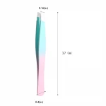 Wholesale Personalized Eyelash Tweezers Gradient Color Private Label Tweezers Eyelash Extension, Professional Eyelash Tweezers